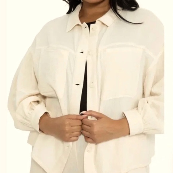 SANCTUARY Kiera Cotton Gauze Jacket Muslin Size 3X NWT - Picture 4 of 15
